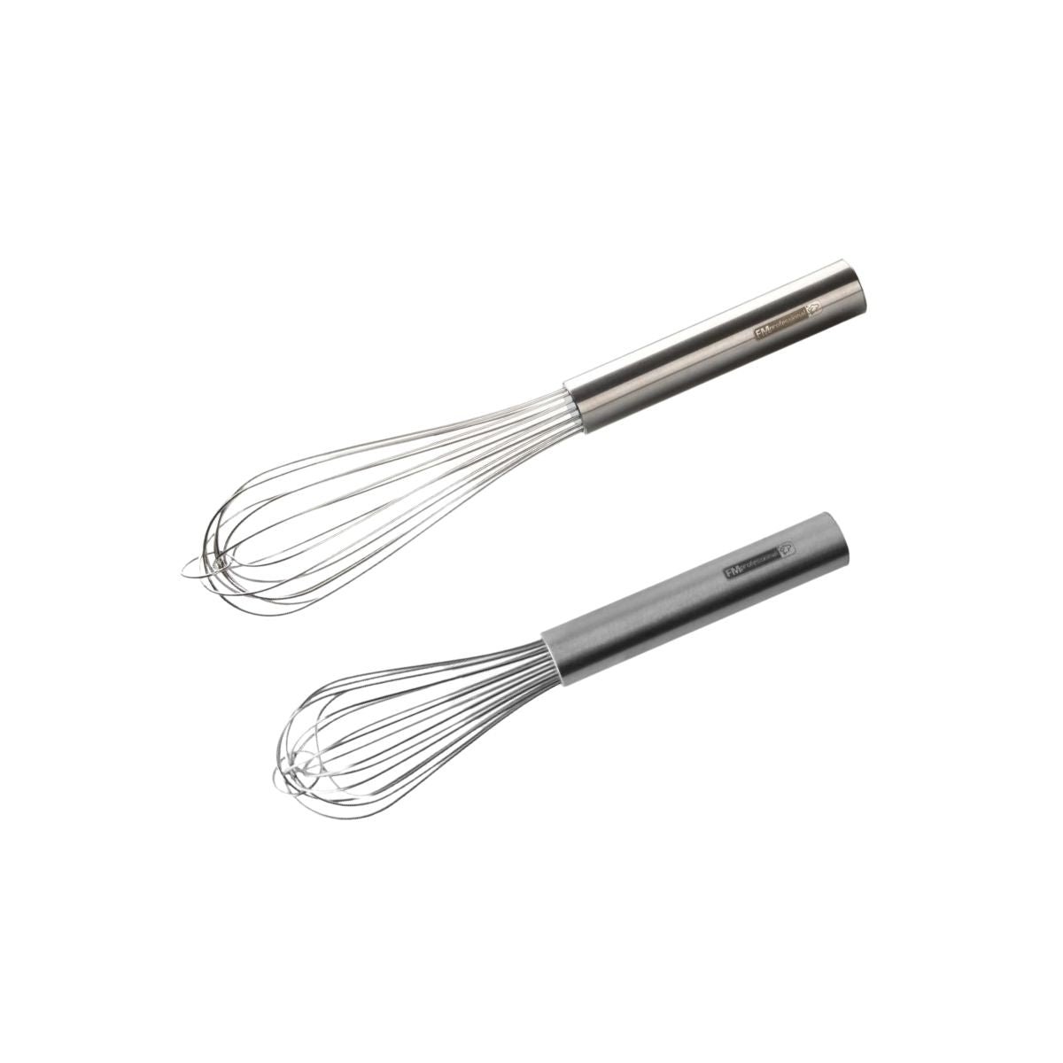 Sæt med 2 køkken- eller kagepiskere i rustfrit stål 25 cm og 30 cm FM Professional Pâtisserie