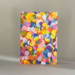 Risografie Postkaart - Paper Confetti - DIN A6