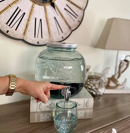 Fountain ôpure binchotan 6l with 4 coals Woody binchotan included