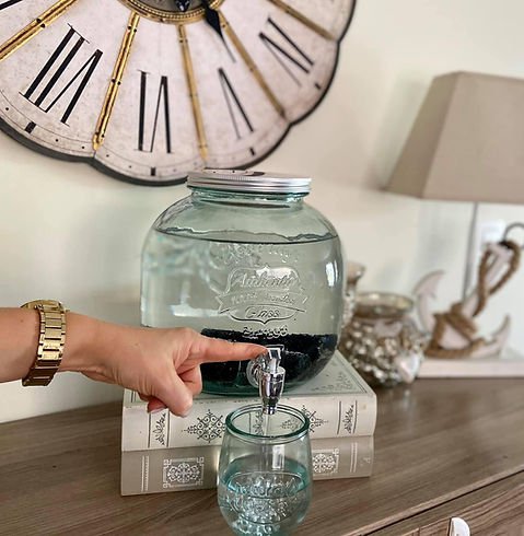 Fountain ôpure binchotan 6l with 4 coals Woody binchotan included
