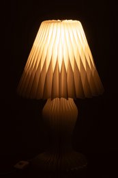 J-Line lampshade Vint Foldable - paper - off-white