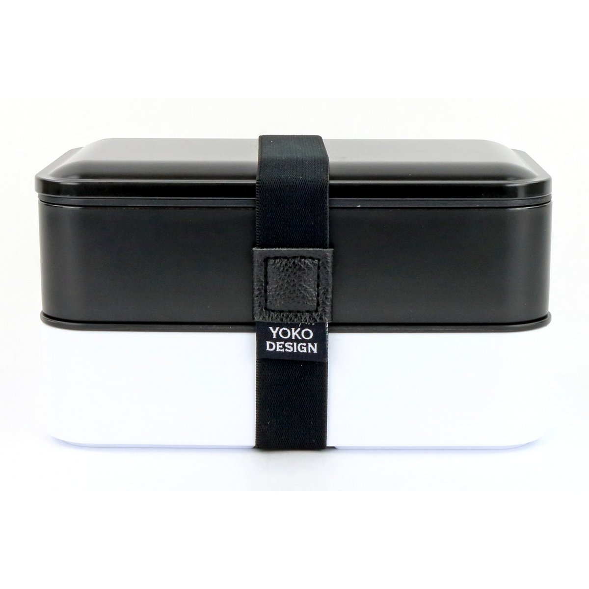 LUNCH BOX 2 LAYERS BLACK 1200 ML