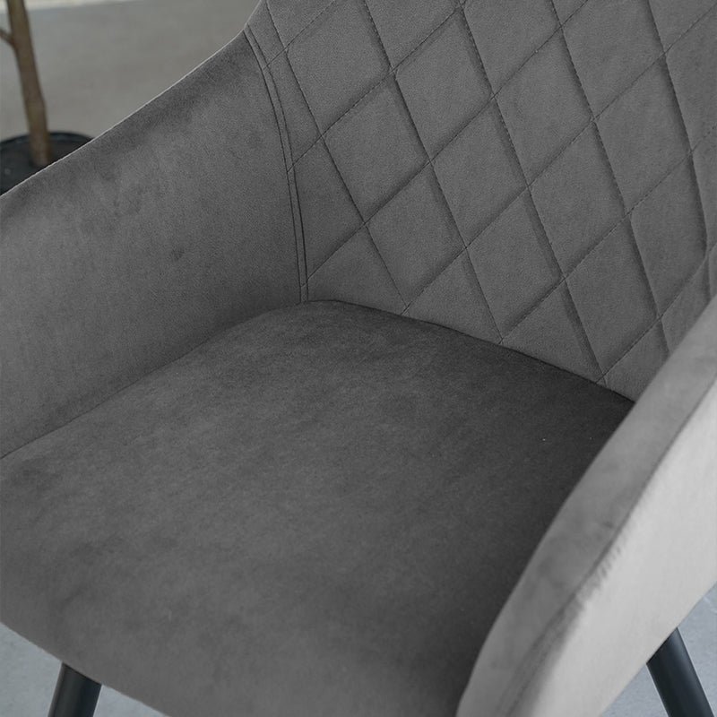 Fotel Frazer Diamond [zestaw 2 szt.] [aksamit] [podstawa obrotowa 360 stopni]