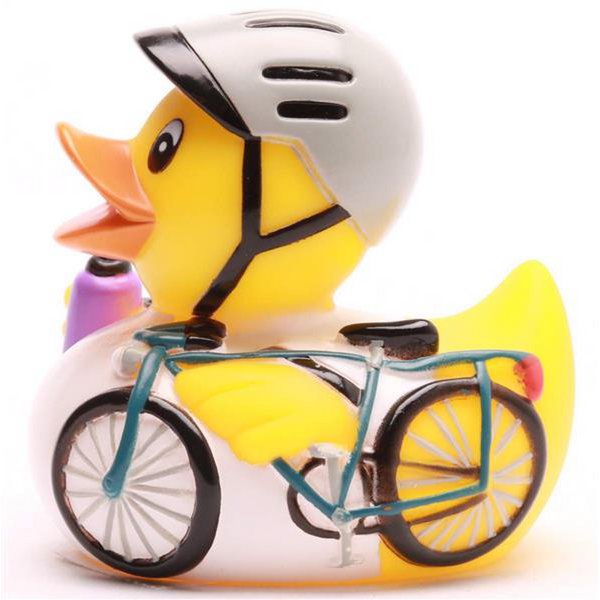 Rubber ducky cyclist - rubber duck