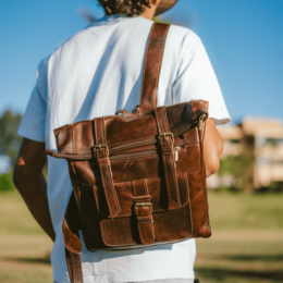 Artisanal Supple Leather Heritage Backpack – Unisex