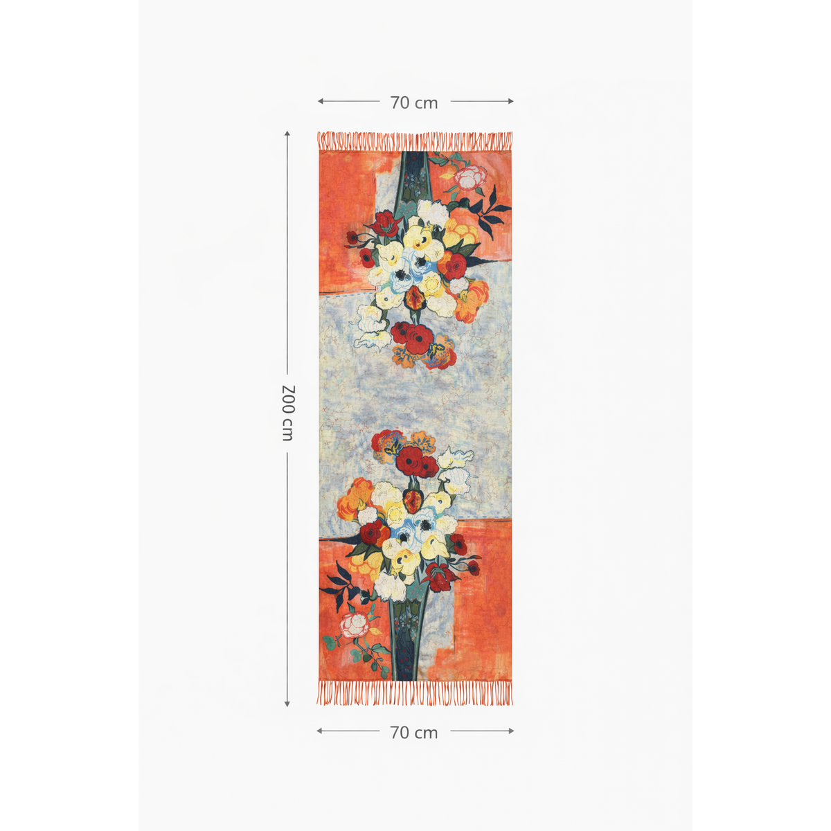 Foulard HS Painting - En 5+ modèles - Tissu plus épais - 202x72 cm