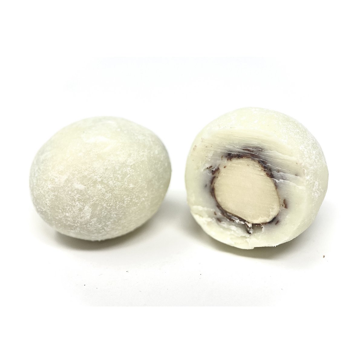 Kokos-Haselnüsse aus weißer Schokolade (Großpackung 1 kg)