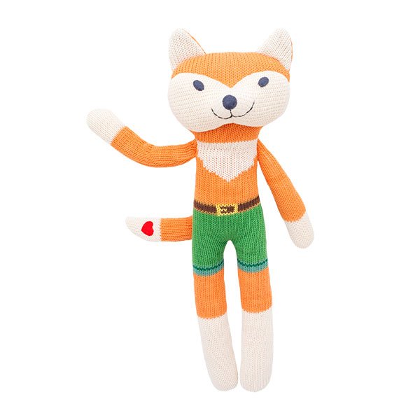Knuffel vos gebreid