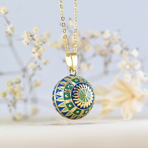 Patterned gold pregnancy bola - IMANY - New Available June