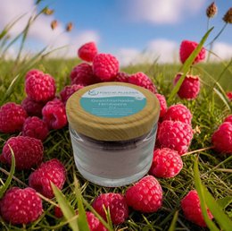 Facial mask raspberry - with vitamins and antioxidants, cares intensively