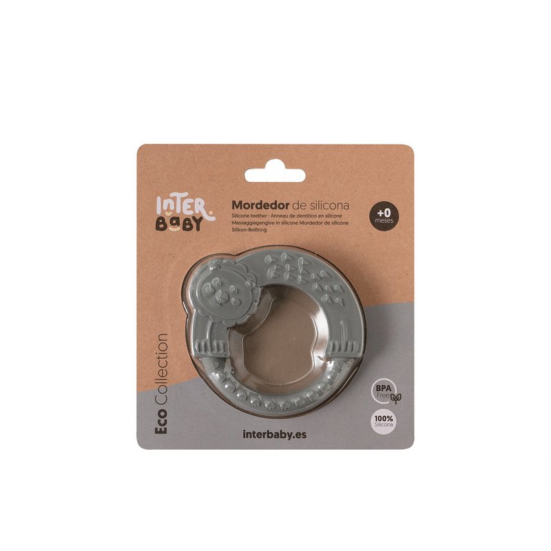 SILICONE BIJTJE - GRIJS BENZINE