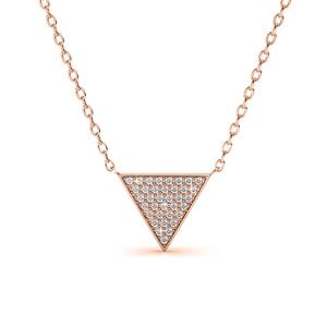 Pendentifs Veron - Or Rosé et Cristal