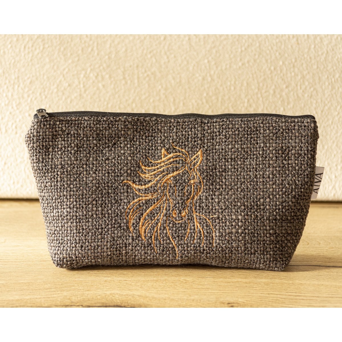 Toilet bag horse 1 dark gray