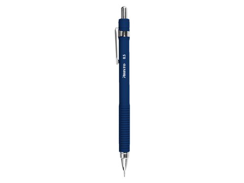 Druckbleistift Aristo tiefblau 0,5, Gummigriff, Metallclip
