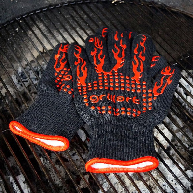 Guanti da barbecue di alta qualità: estremamente resistenti al calore in fibre aramidiche