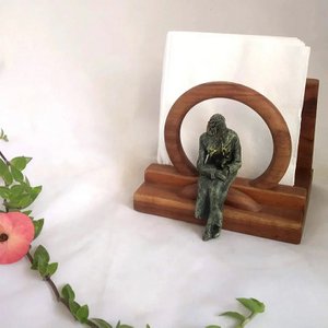Napkin Holder | Lady Wooden | Green