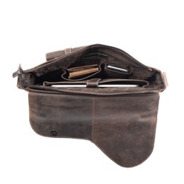 Skuldertaske Dame - Skuldertaske Herre - Messenger Bag Læder - Postmand Taske Læder - 3 forskellige farver læder