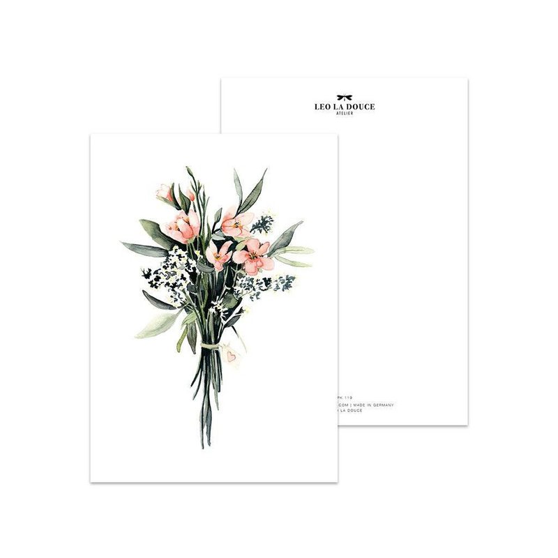 Cartolina - Mazzo di fiori