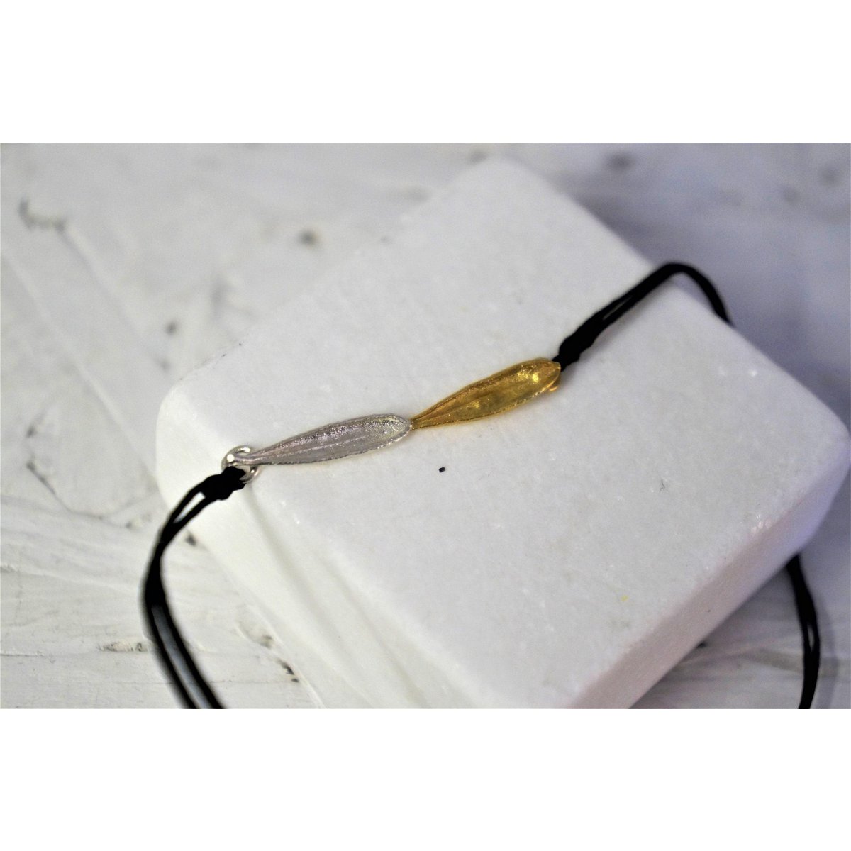 Sterling Silver Olive Leaf Bracelet - Delicate Nature Inspired