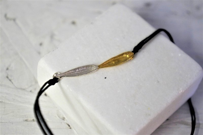 Sterling Silver Olive Leaf Bracelet - Delicate Nature Inspired