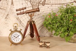 Telescoop met statief 47 cm - Bruin