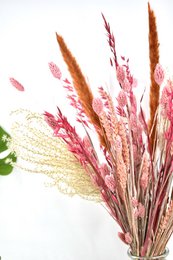 Dried flower bouquet - Cerise - 60 cm