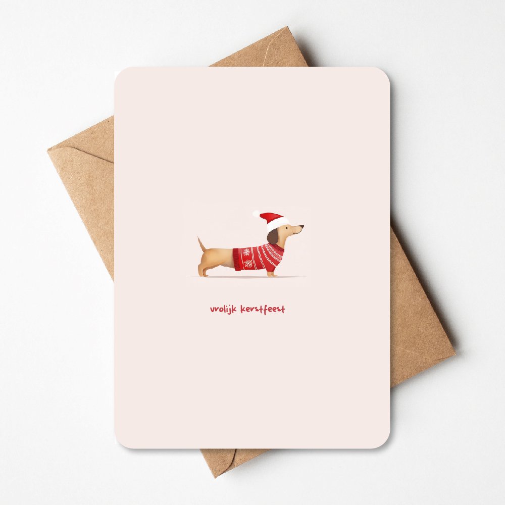 Cartolina di Natale | Cane di Natale