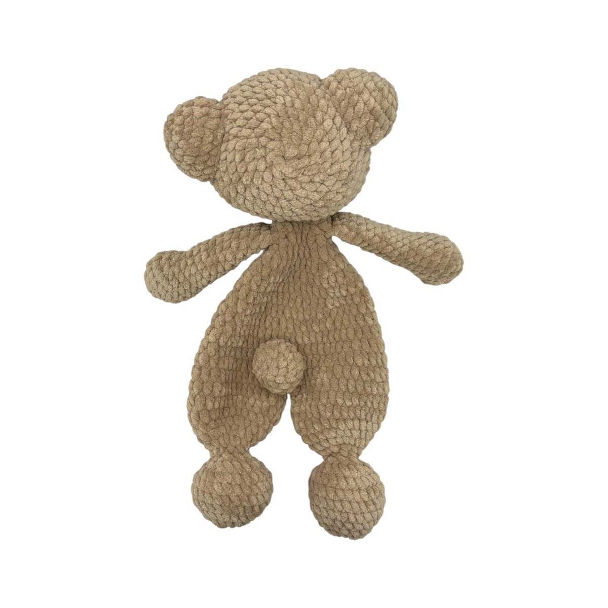Handmade cuddly toy - bear - made of velvet