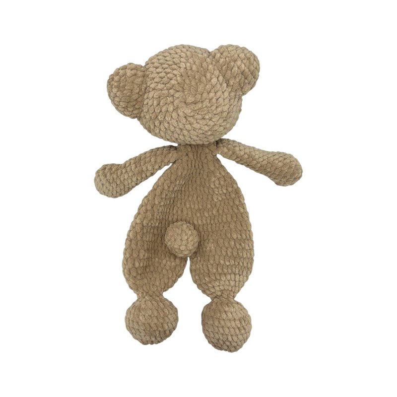 Handmade cuddly toy - bear - made of velvet