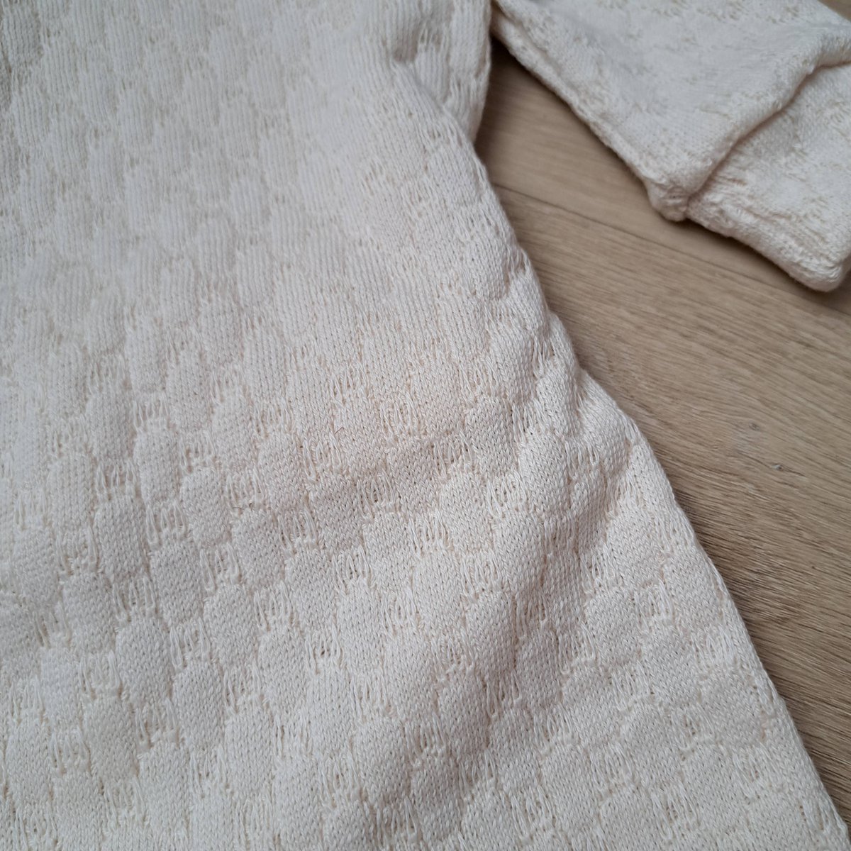 Boxpakje sostenible - Algodón crudo natural | Algodón 100% sin pintar | tejido (0-12m)