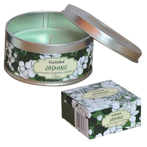 Goloka Jasmine Soya Wax Candle Tin