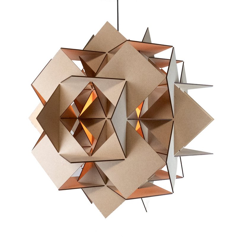 Hanging lamp Triangulus