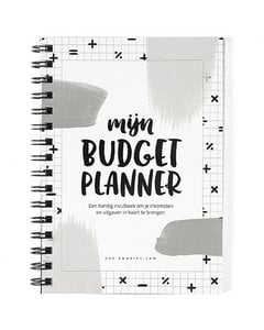 Budgetplaner Kassenbuch A5 // Schwarz-weißes Haushaltsheft