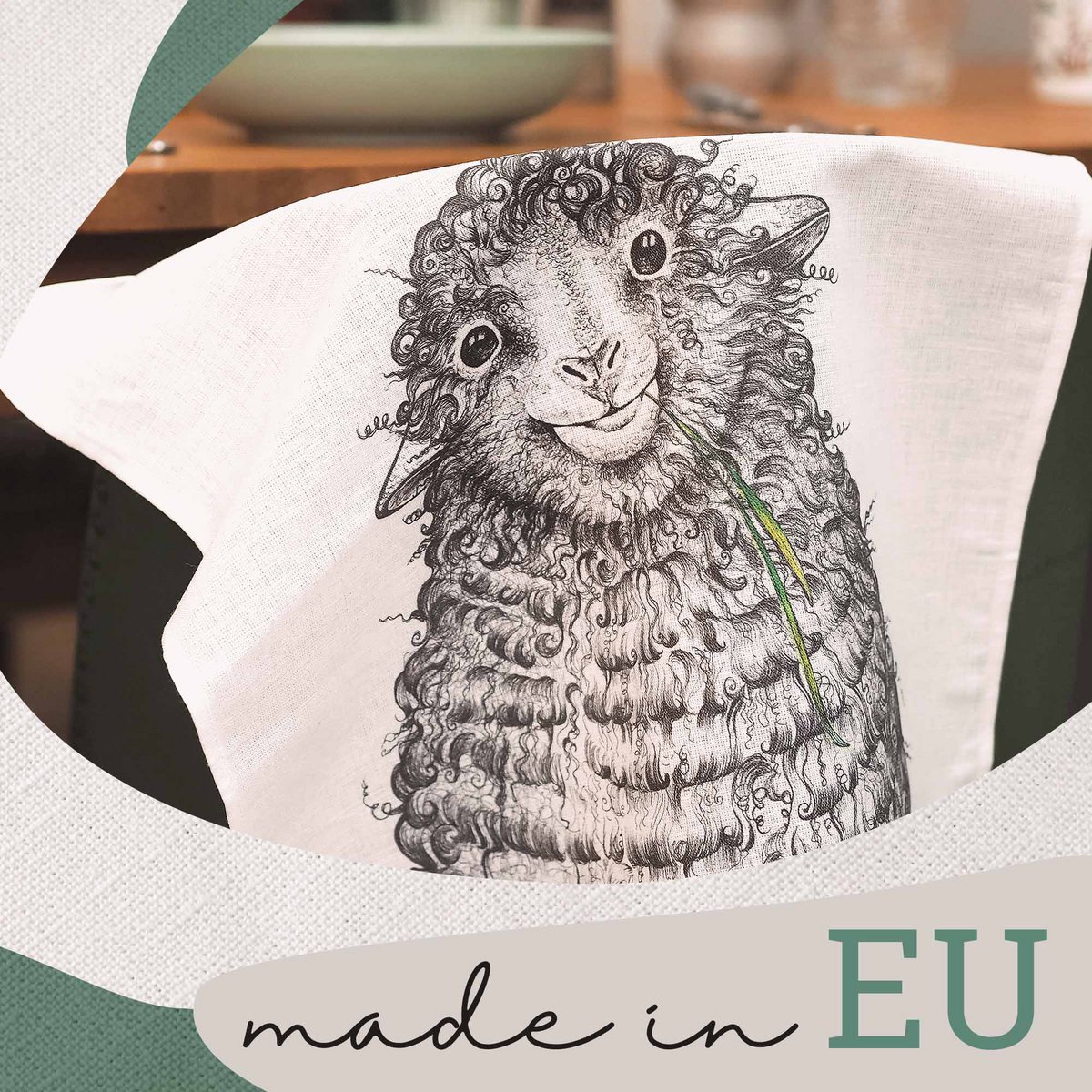 Theedoek - wollfried