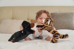 One Love Cuddly Toy - Gravhunde græskar sort og brun