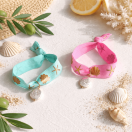 Capri Summer – Armband mit Keshi-Perle und Golddetails