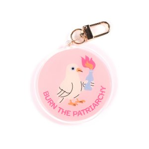 Burn the patriarchy - acrylic keychain
