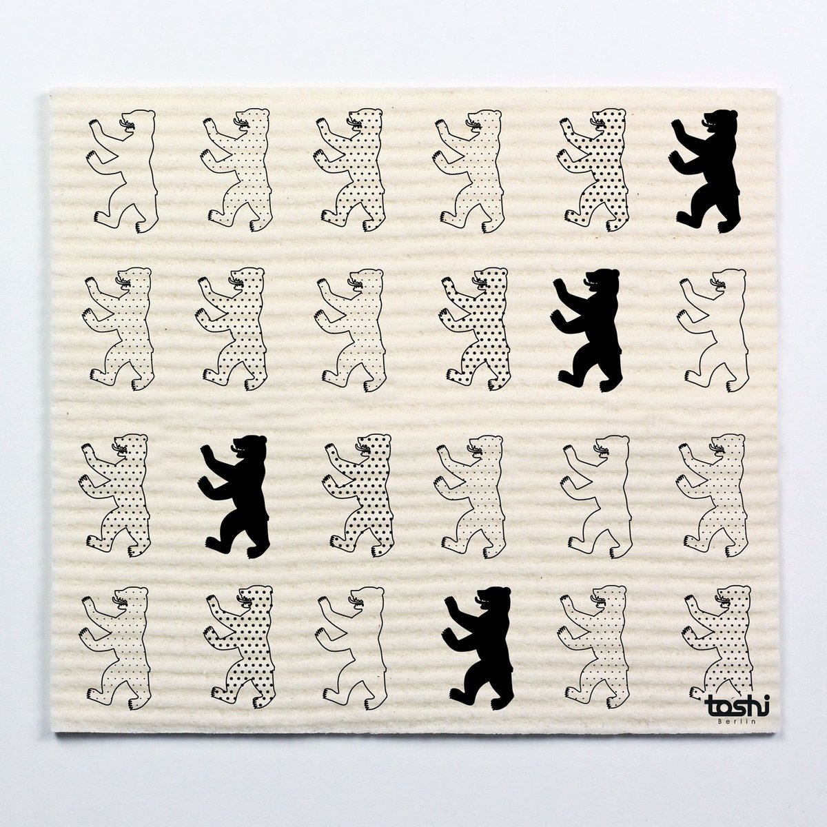 Sponge cloth furbi: Berlin bears