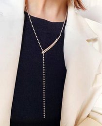 Minimalistisk Longline Ball Chain halskæde