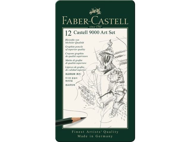 Potlood FC 9000 Artset 1x 8B/7B/6B/5B/4B/3B/2B/B/HB/F/H/2H