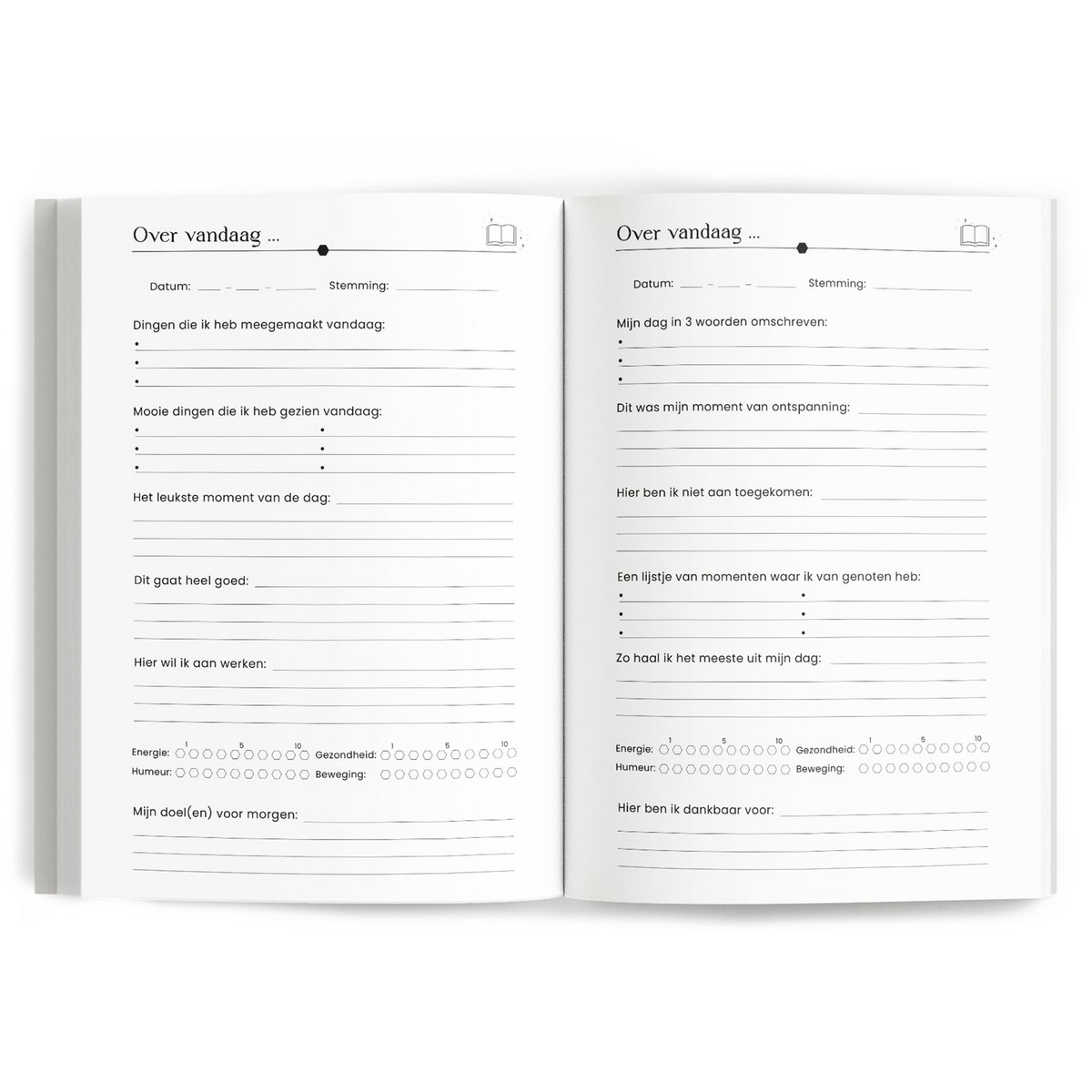 Fyllbooks chwila dziennie dziennik - Olive Green