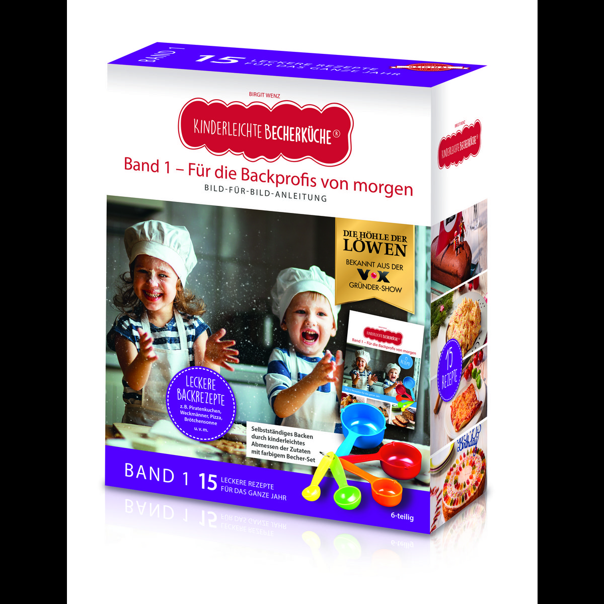 Kinderleichte Becherküche - Für die Backprofis von morgen (Band 1), inkl. 5-teiliges Messbecher-Set