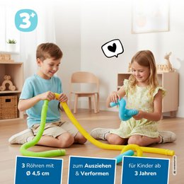 Flexi Tubes, set van 3 stretchtubes, Ø 4,5 cm