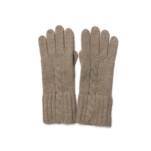 Kabel - 100% Kaschmir -Kabel -Strickhandschuhe
