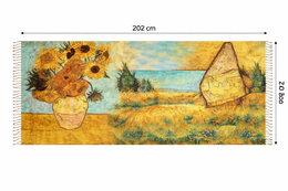Foulard HS Painting - En 5+ modèles - Tissu plus épais - 202x72 cm