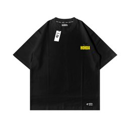 T-shirt Nera 100% Cotone Boxy Fit Horda X3