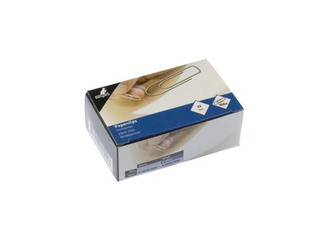 Paper clips Kangaro 32 mm angular box 100 pcs galvanized