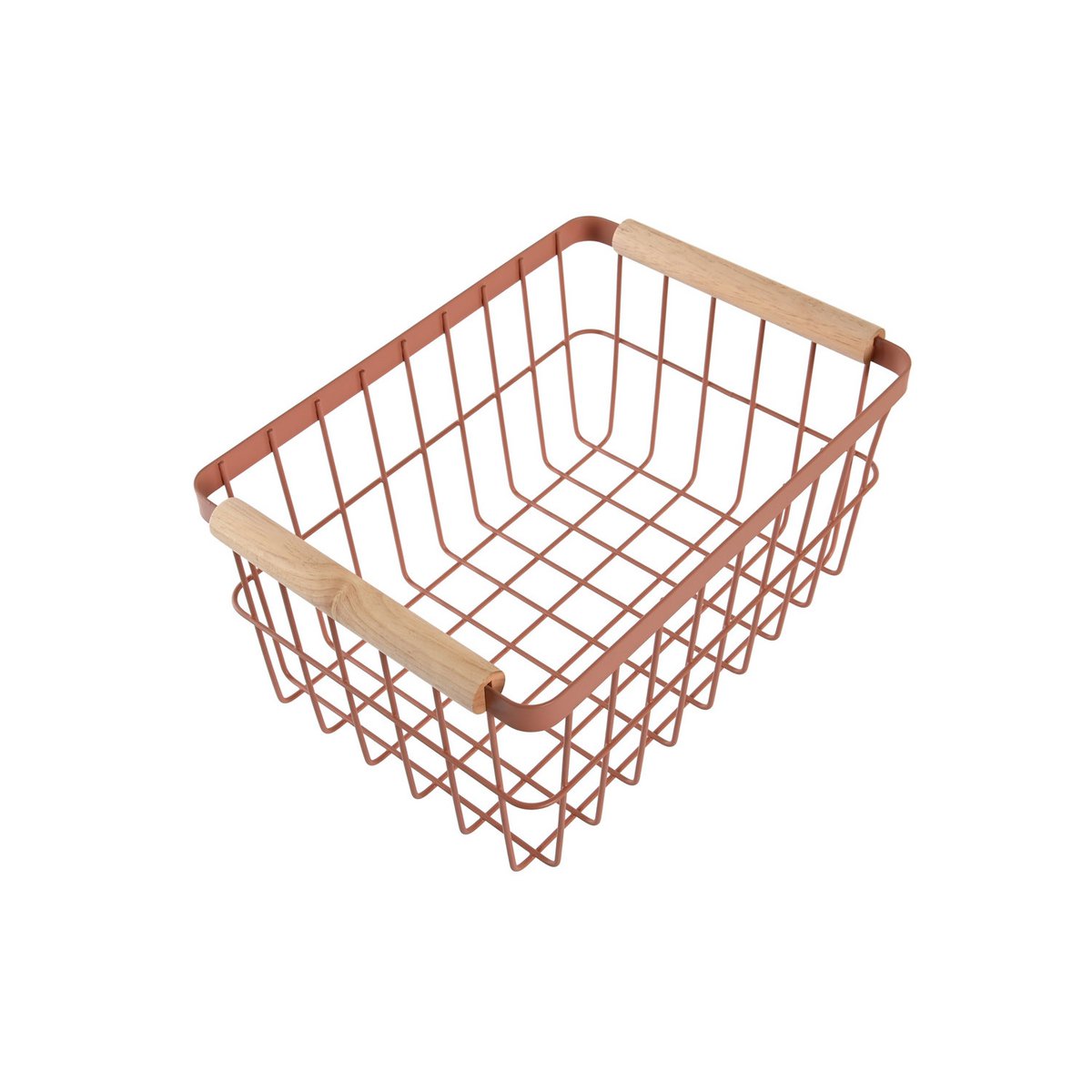 GRENEN METALEN MAND 29X20X14,5 2 ASSORTIMENTEN. PC202441