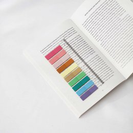 Prism Garden | Transparent Sticky Notes by Ordinate | Aesthetic Book Annotation Tabs | Minimal Desk Productivity Tool for Calm & Creative Workspaces