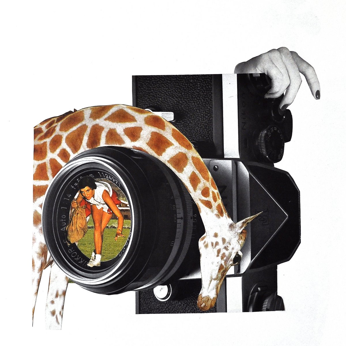 Vintage Surreale Collage – A4 Kunstdruck (Archivsammlung) 10 Stück